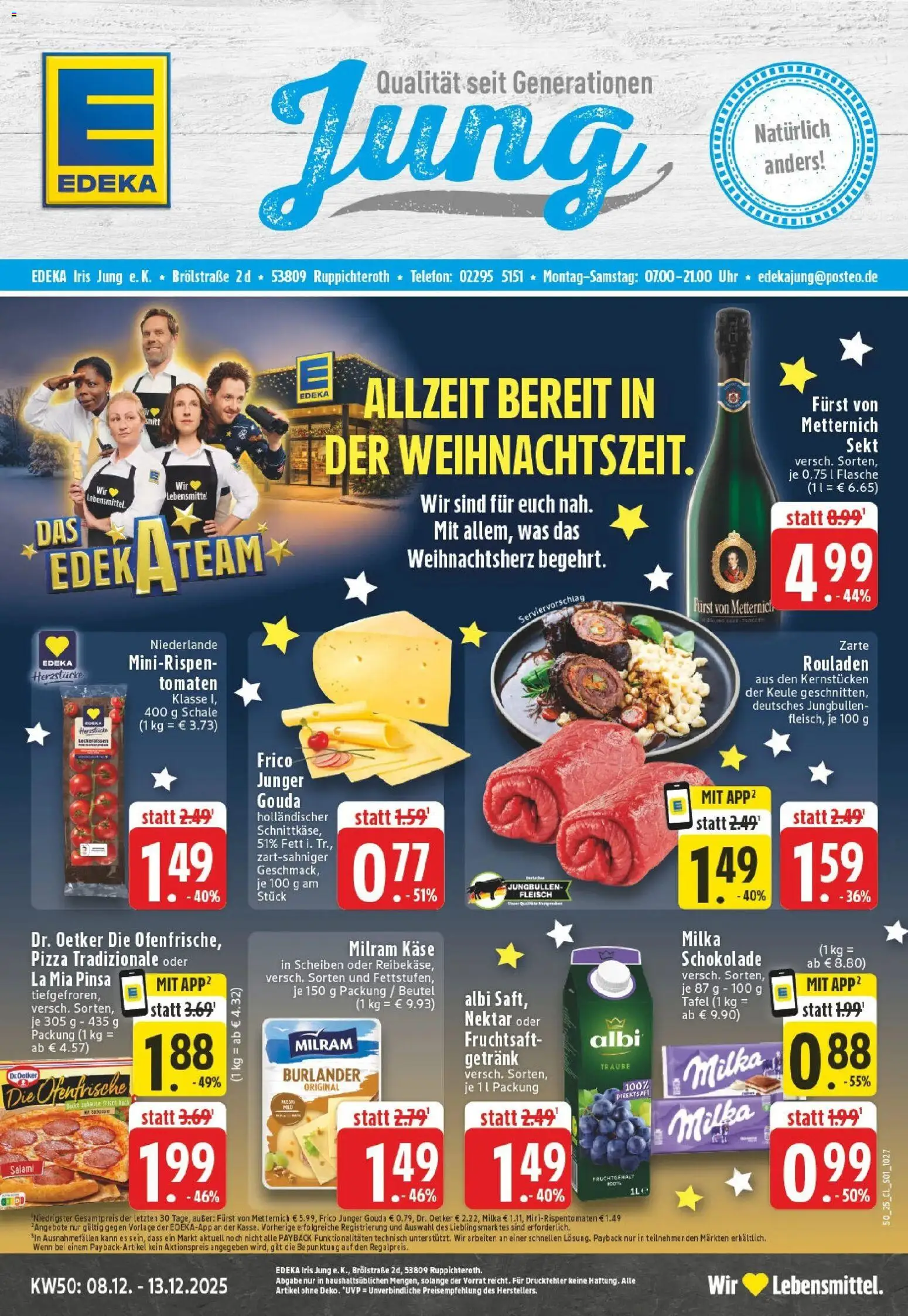 Vorschau von dem Prospekt des Geschäftes Edeka, gültig ab dem 07.12.2025