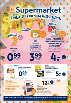 Kaupan K-Supermarket Tarjoukset esikatselu, voimassa 10/11/2025
