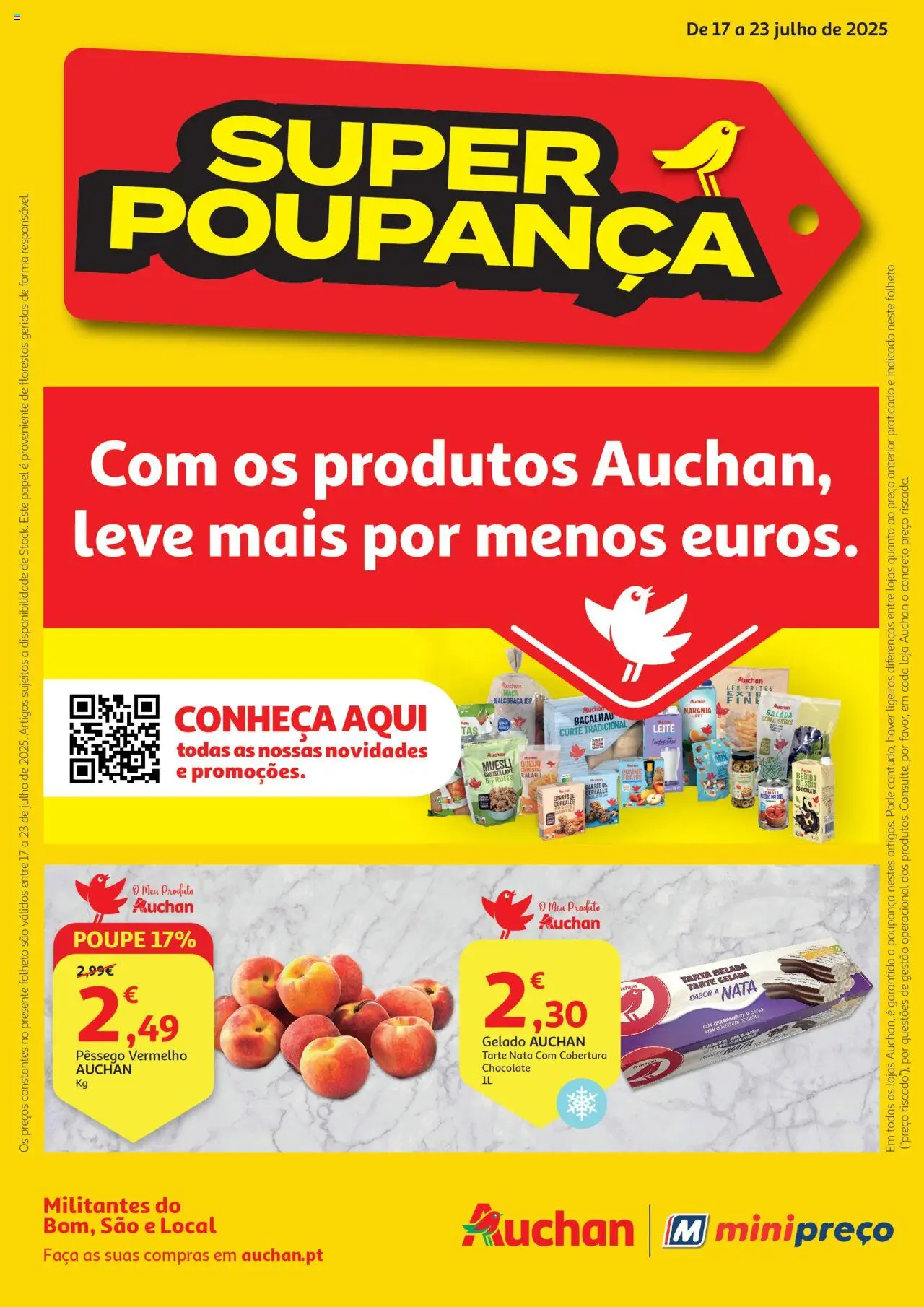 Auchan Folheto de 17/07/2025 - catálogo esta semana - página 1