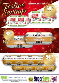 Preview of Super Save flyer valid from 10/12/2025 | Page: 50
