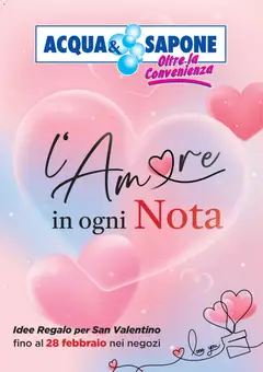 Anteprima dell'opuscolo Volantino L'Amore dal negozio Acqua e Sapone valido da 14/02/2026
