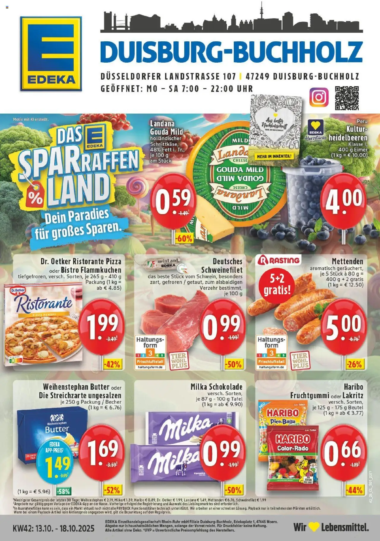 EDEKA Prospekt ab 13.10.2025 - Prospekt Duisburg Online