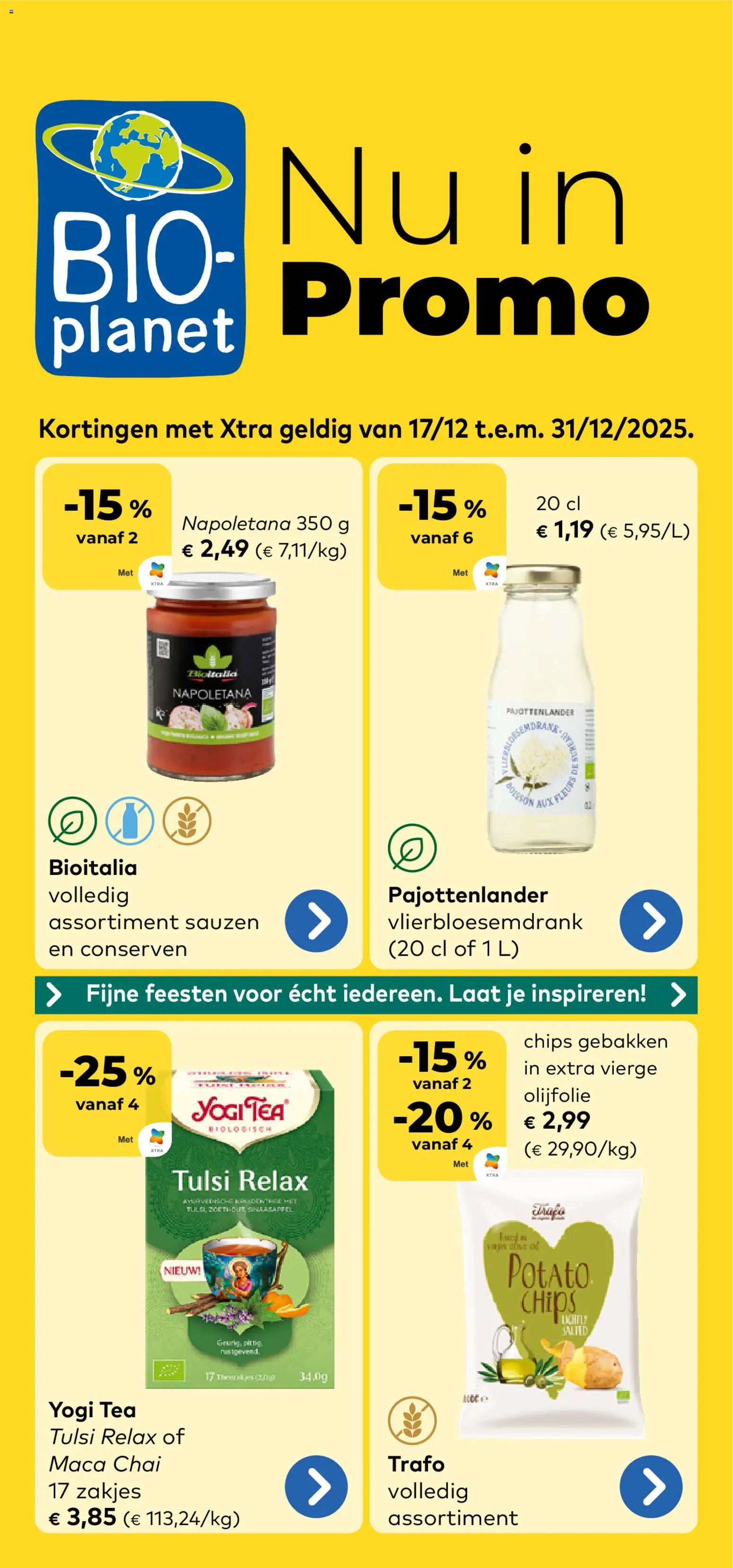 Voorbeeld van Folder van winkel BioPlanet geldig vanaf 17/12/2025