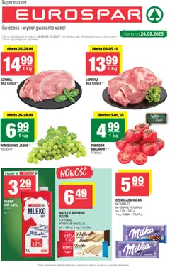 Pogląd gazetki "Eurospar" ze sklepu Spar ważnej od 24.09.2025