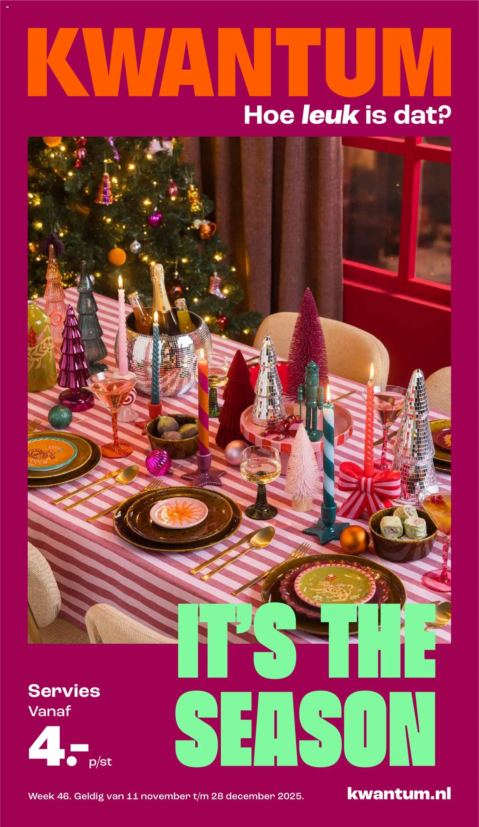 Voorbeeld van Kerstcollectie van winkel Kwantum geldig vanaf 11-11-2025