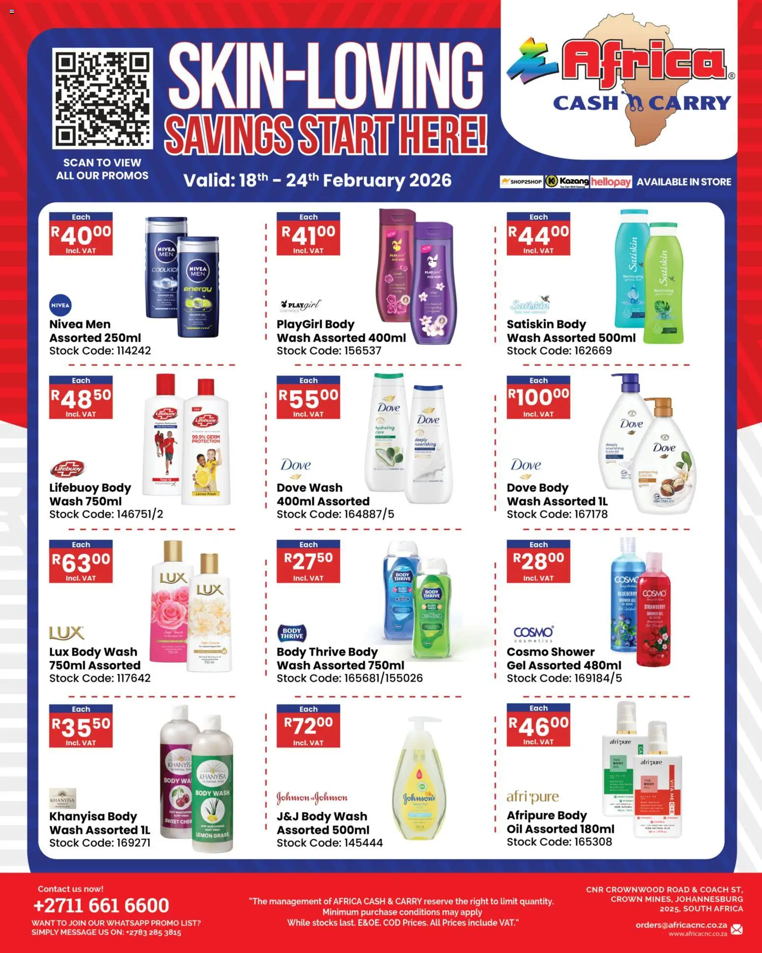 Preview of Africa Cash & Carry flyer valid from 18/02/2026