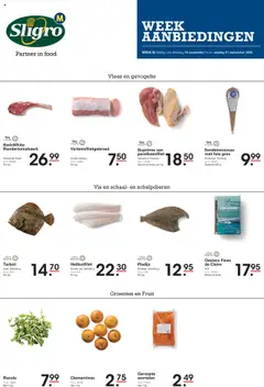 Voorbeeld van Folder van winkel Sligro geldig vanaf 16/09/2025