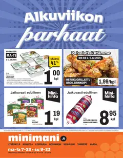 Kaupan Minimani Black Friday esikatselu, voimassa 25/11/2025 | Sivu: 16