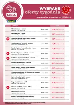 Pogląd gazetki "Wybrane oferty tygodnia w dostawie" ze sklepu Makro ważnej od 22.11.2025