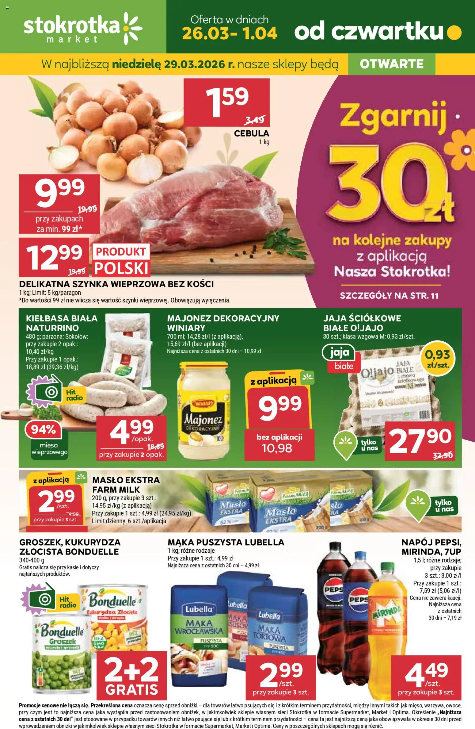 Pogląd gazetki "Stokrotka gazetka - Market" ze sklepu Stokrotka ważnej od 26.03.2026