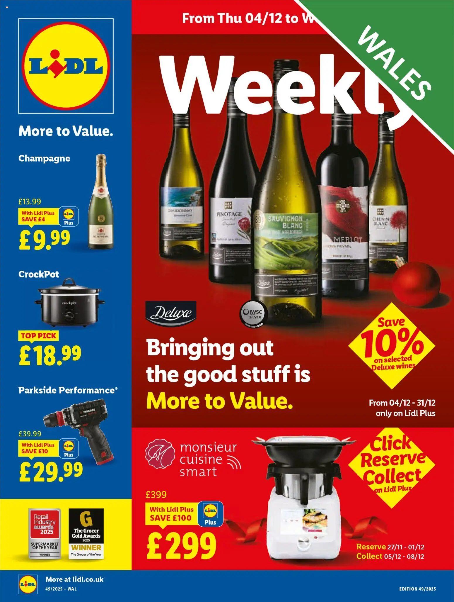 Preview of Lidl Lidl Weekly Wales valid from 04/12/2025
