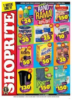 Preview of Shoprite flyer valid from 13/04/2026