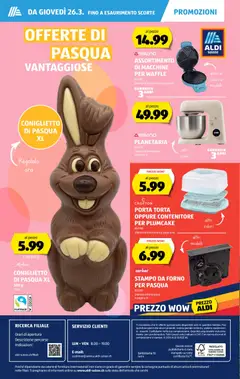 Vorschau des Merkblatts Aldi aktionen IT vom Shop Aldi gültig von 26.03.2026 bis 01.04.2026