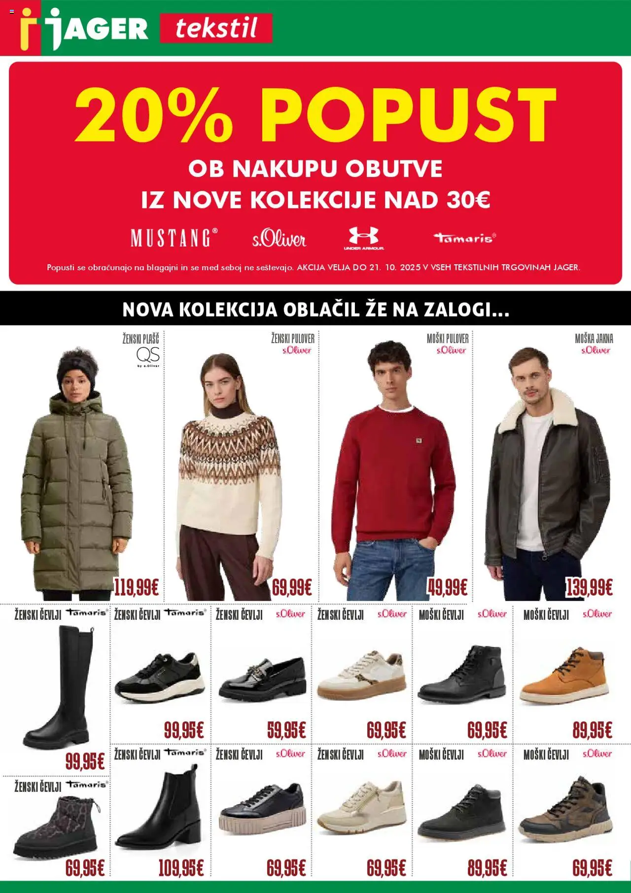Jager Katalog tekstil od 15.10.2025 - aktualna ponudba - stran 1