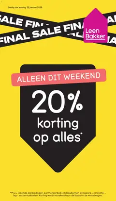 Voorbeeld van Folder van winkel Leen Bakker geldig vanaf 05-01-2026