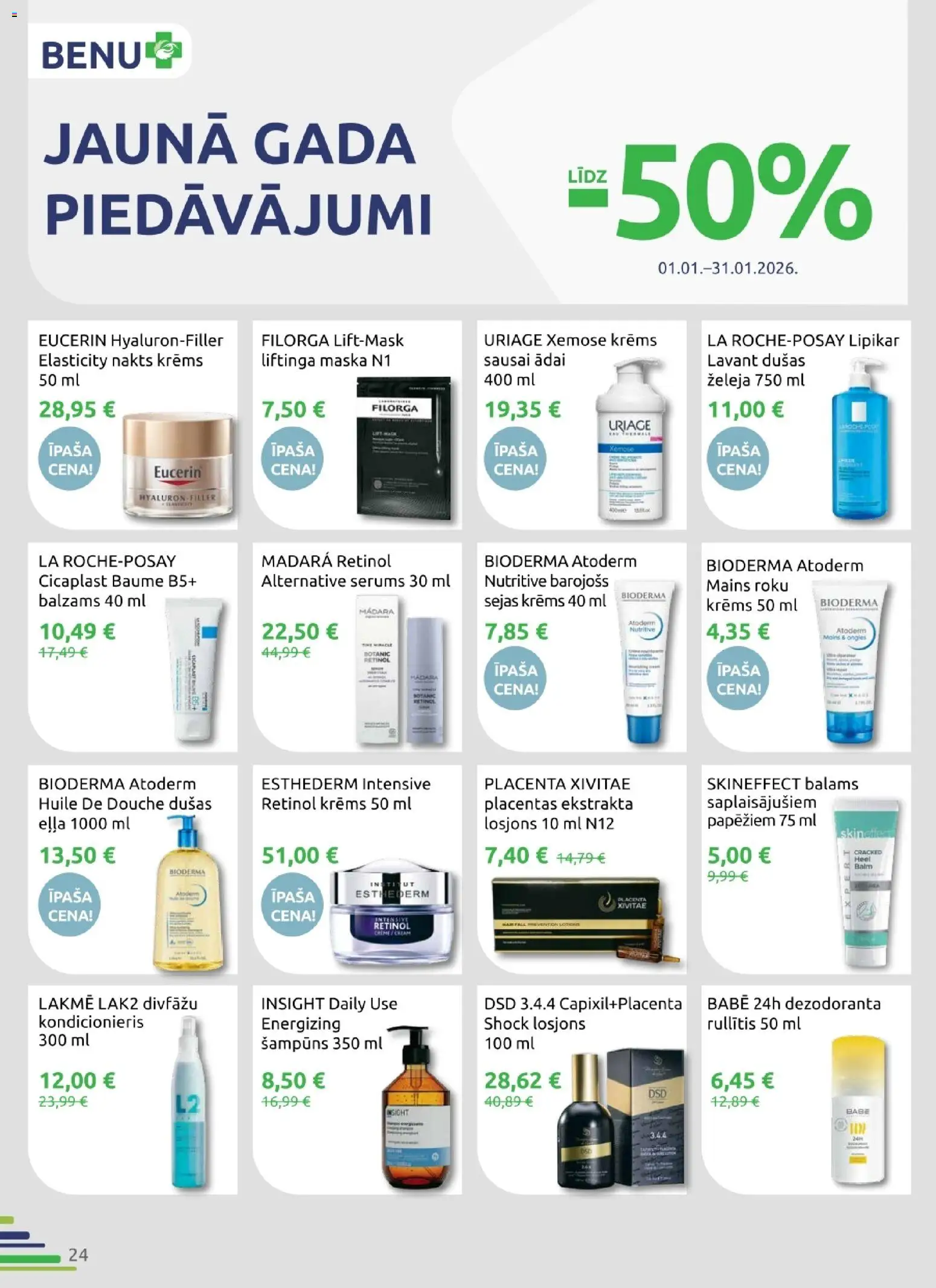 Skatīt BENU akciju bukletu, derīgs no 2026.01.01