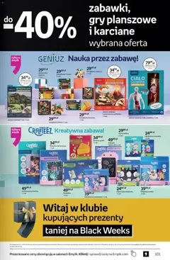 Pogląd gazetki "Black Friday" ze sklepu Empik ważnej od 12.11.2025 | Strona: 101