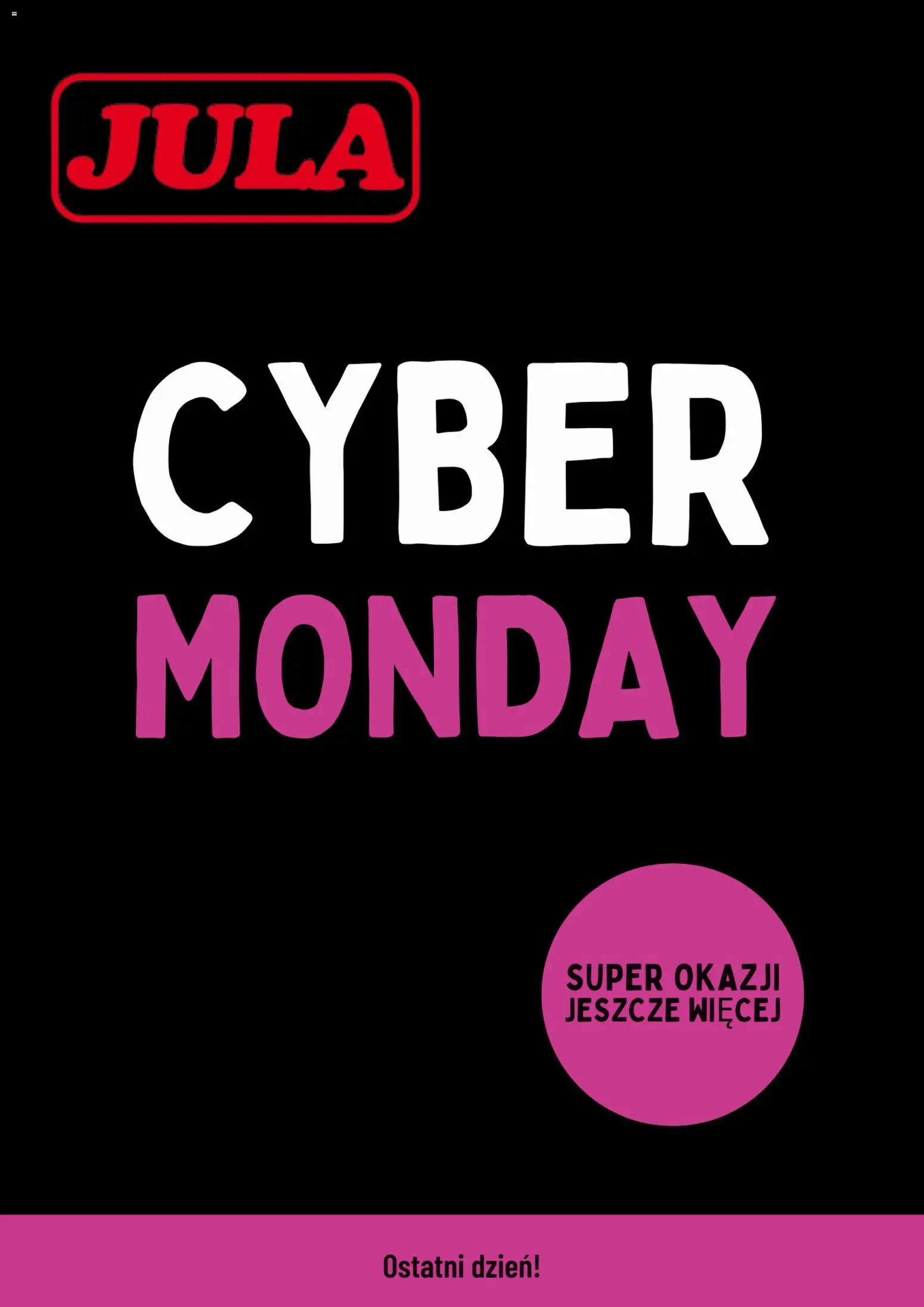 Pogląd gazetki "Cyber Monday" ze sklepu Jula ważnej od 01.12.2025