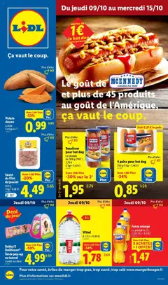 Prévisualisation de Tout l'esprit de l'Amérique vous attend avec la gamme McEnnedy chez Lidl du magasin LIDL formulaire valide 09/10/2025