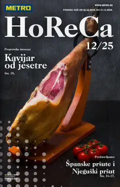 Pregled Metro kataloga - važi od 01.12.2025