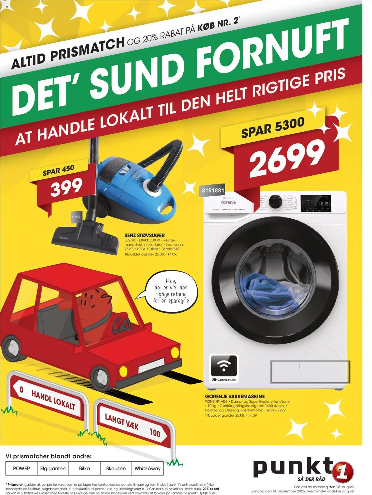 Punkt1 tilbudsavis gyldig fra 25/08/2025 - side 1