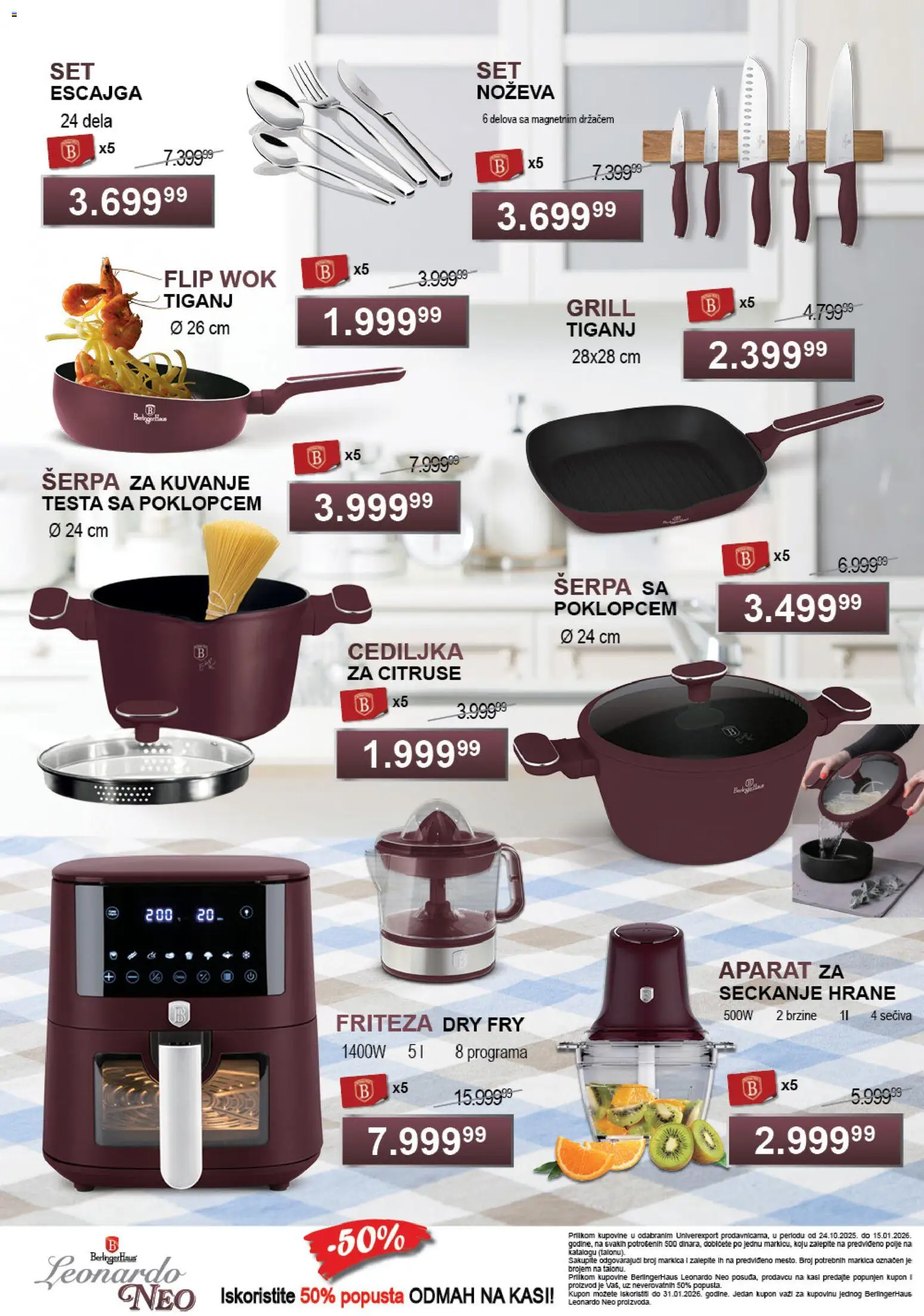 Pregled Univerexport kataloga - važi od 24.10.2025