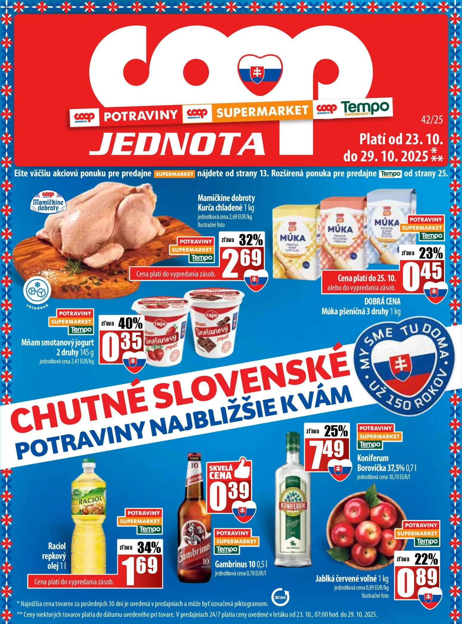 COOP Jednota leták od 23.10.2025 > Akčná ponuka online