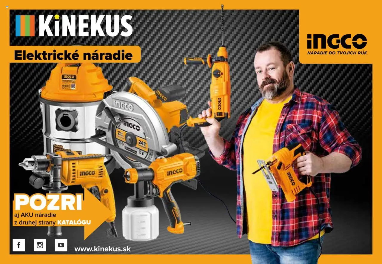 Kinekus Katalóg INGCO (od stredy 16.10.2025) - Akčná ponuka
