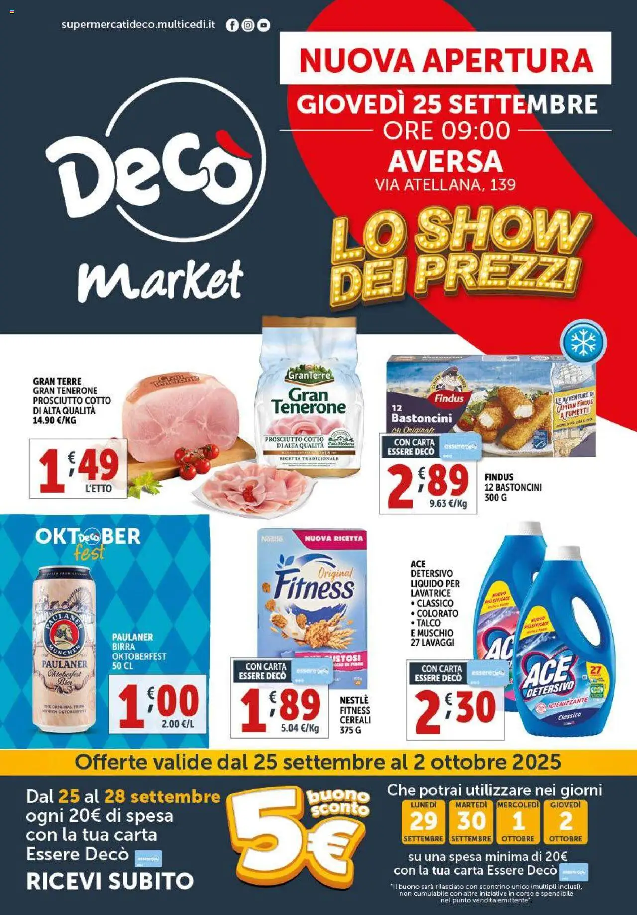 Volantino Decò valido da 23/09/2025 numero di pagina 1