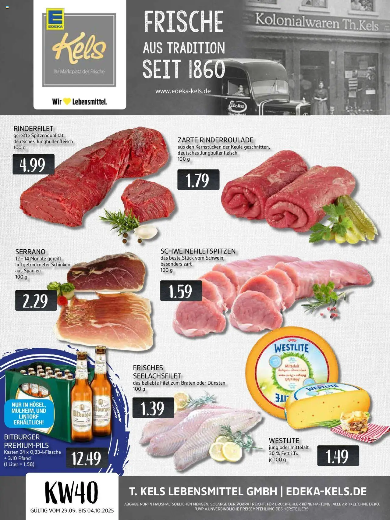 EDEKA Prospekt ab 29.09.2025 - Prospekt Ratingen Online