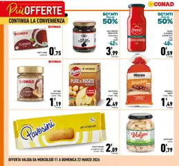 Anteprima dell'opuscolo Conad volantino Più Offerte Campania dal negozio Conad valido da 11/03/2026