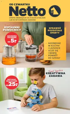 Pogląd gazetki "Gazetka Non Food" ze sklepu Netto ważnej od 21.08.2025