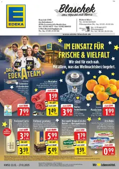 Vorschau von dem Prospekt des Geschäftes Edeka, gültig ab dem 22.12.2025