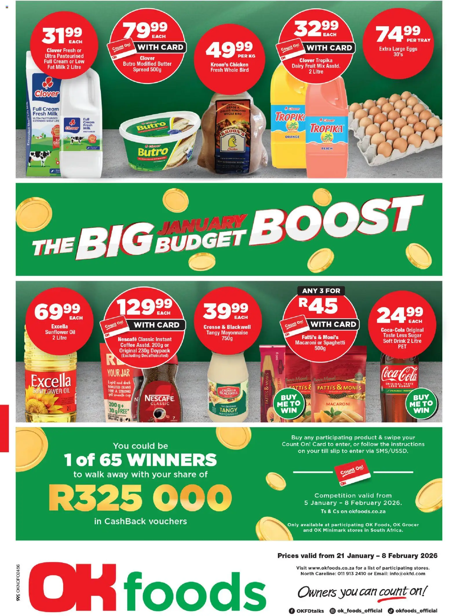 Preview of OK Foods flyer valid from 21/01/2026