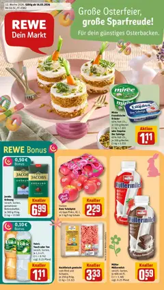 Vorschau von dem Prospekt des Geschäftes Rewe, gültig ab dem 15.03.2026
