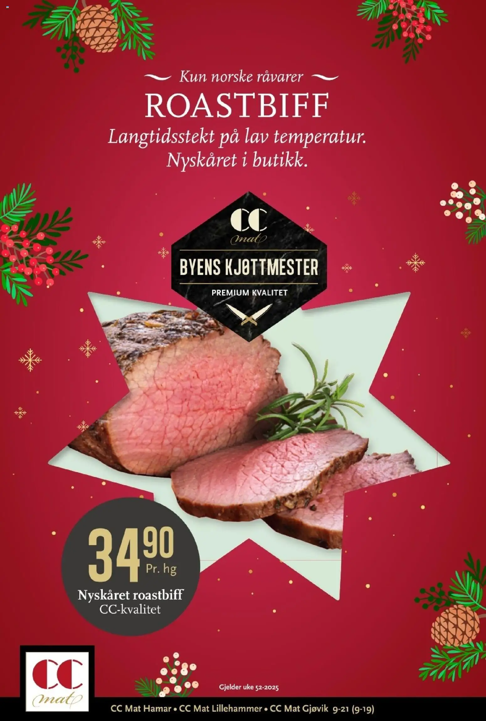 Forhåndsvis Kundeavis fra butikk CC Mat gyldig fra 22/12/2025