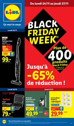 Prévisualisation de Black Friday Week du magasin LIDL formulaire valide 24/11/2025