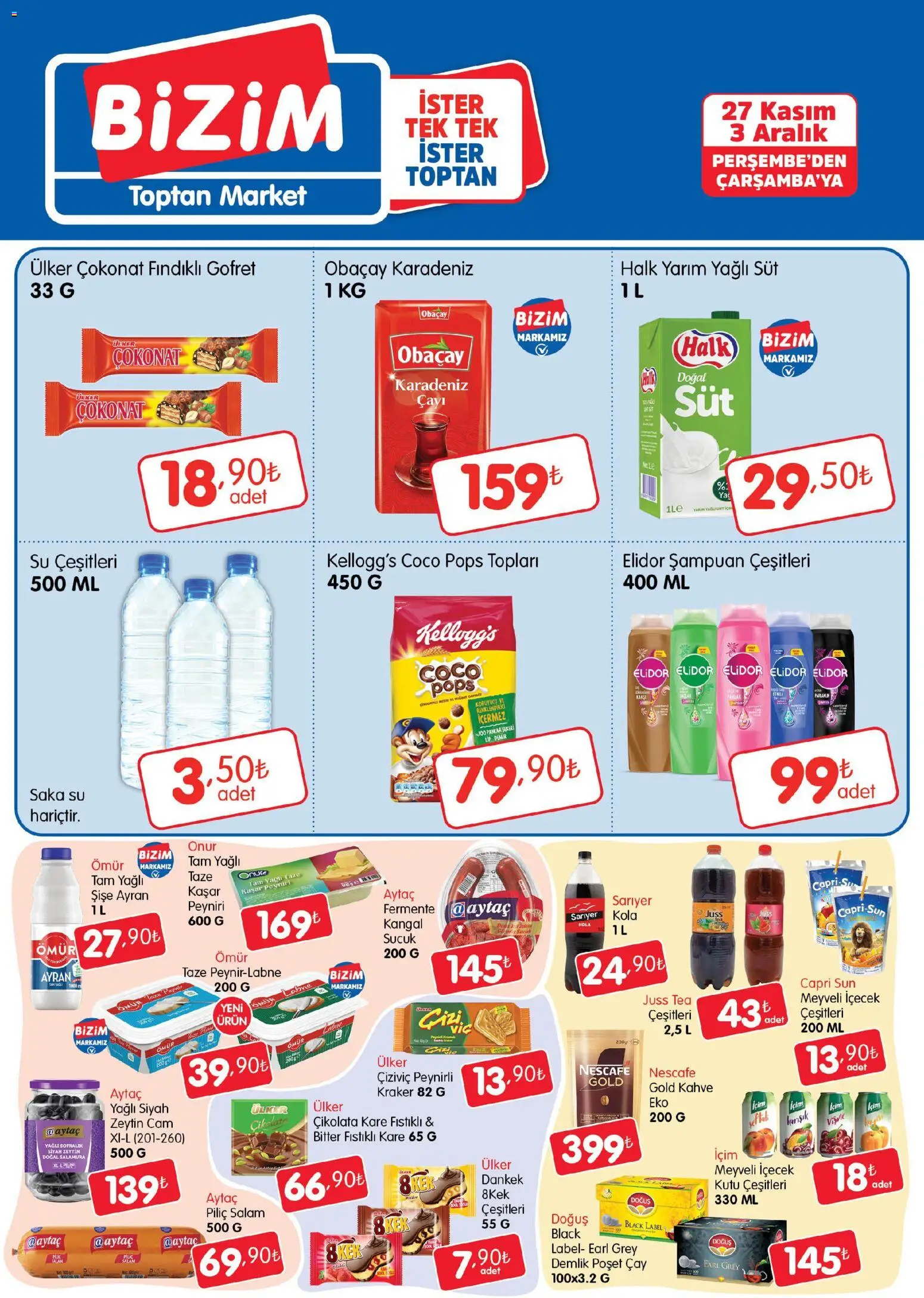 Bizim Toptan Katalog 27.11.2025 - Broşürünün önizlemesi