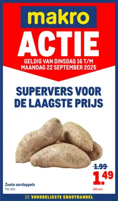 Voorbeeld van Versdeals van winkel Makro geldig vanaf 16-09-2025