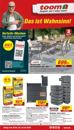 Vorschau von dem Prospekt des Geschäftes Toom Baumarkt, gültig ab dem 18.04.2026
