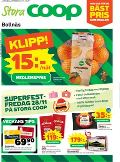 Förhandsgranska reklamblad Bollnäs från butik Stora Coop gäller från 24/11/2025
