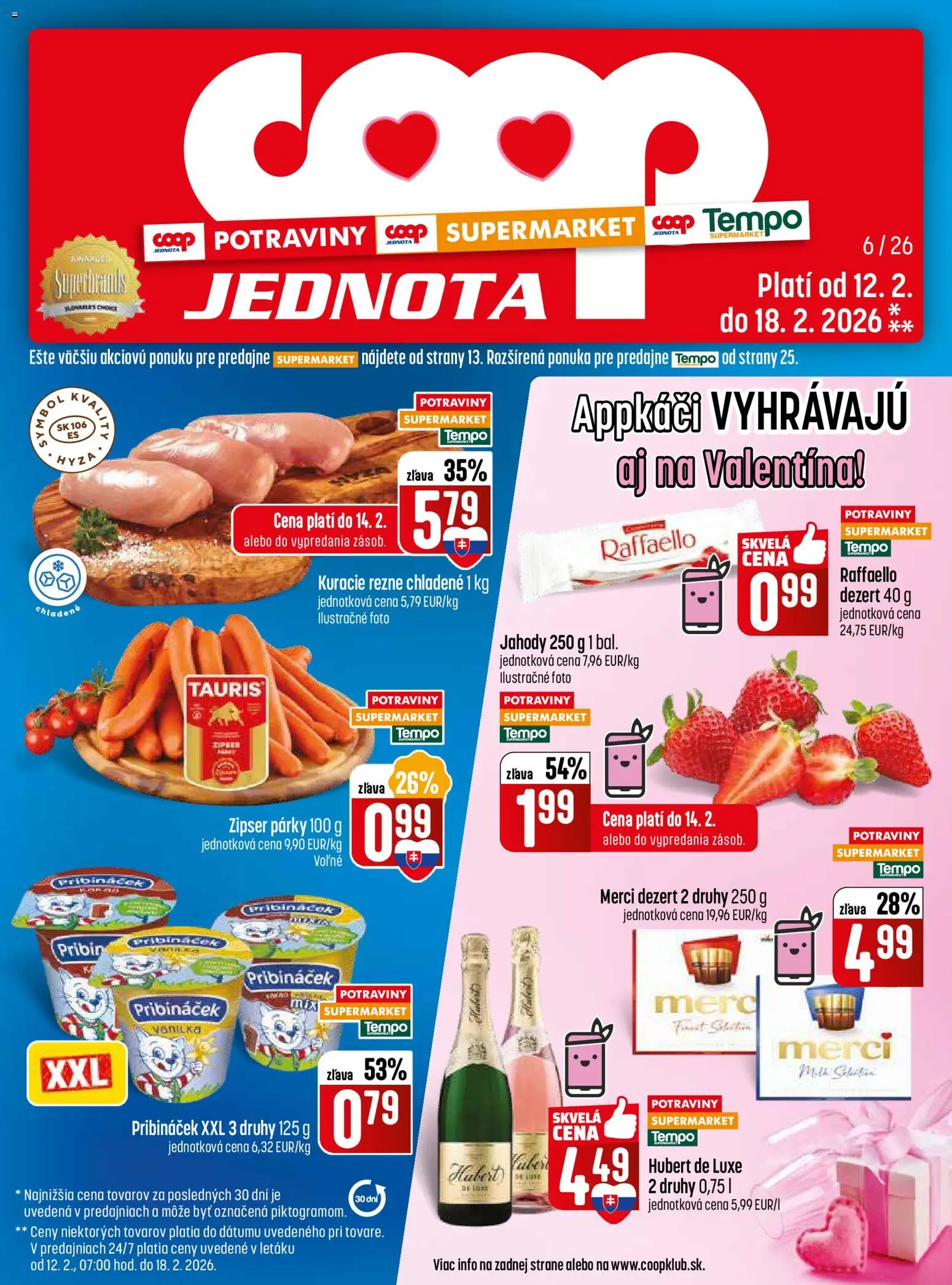 Náhľad COOP Jednota letáku platného od 12.02.2026