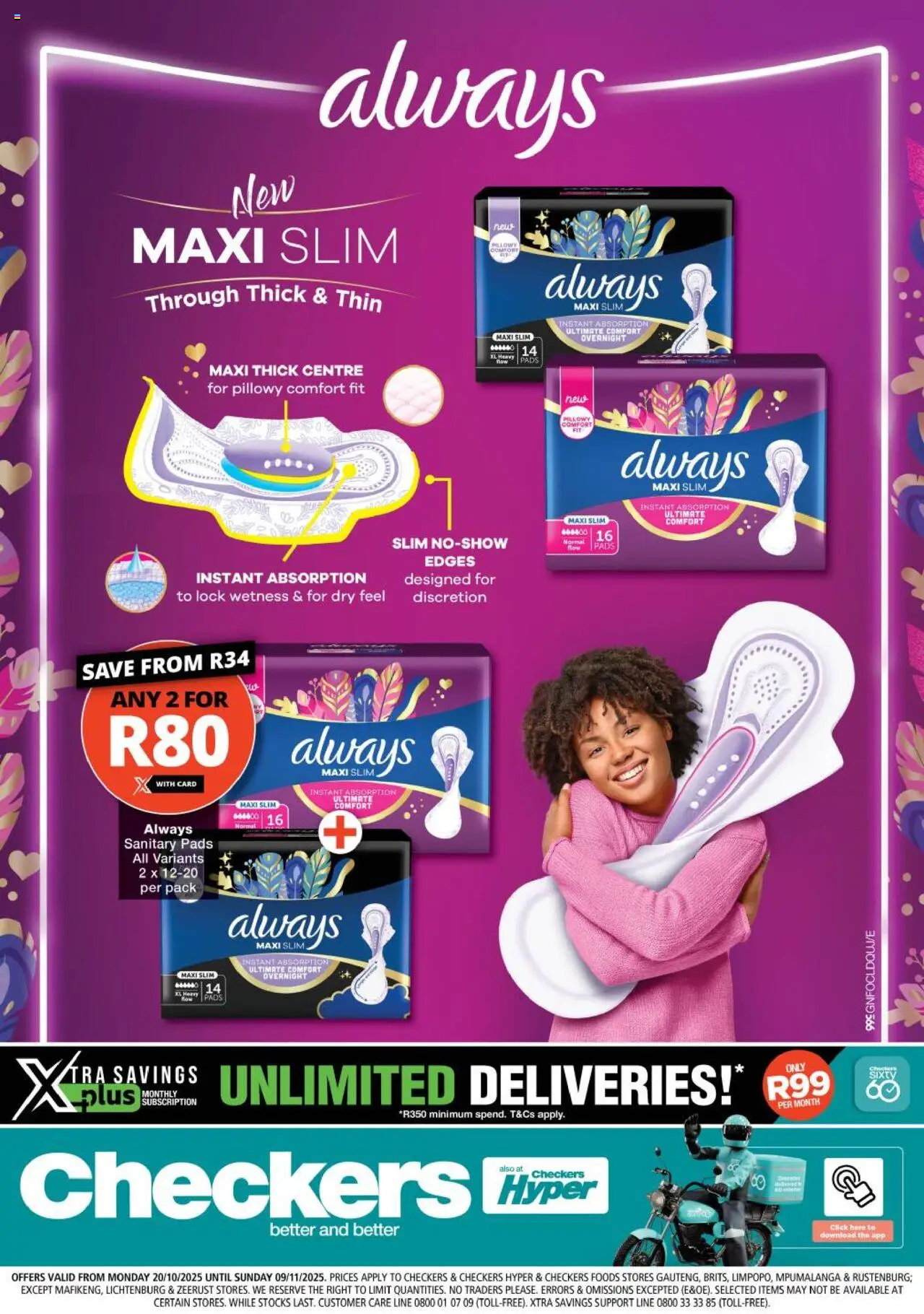 Checkers Gauteng - Always Promotion 20/10 - 09/11/2025 >> Catalogue