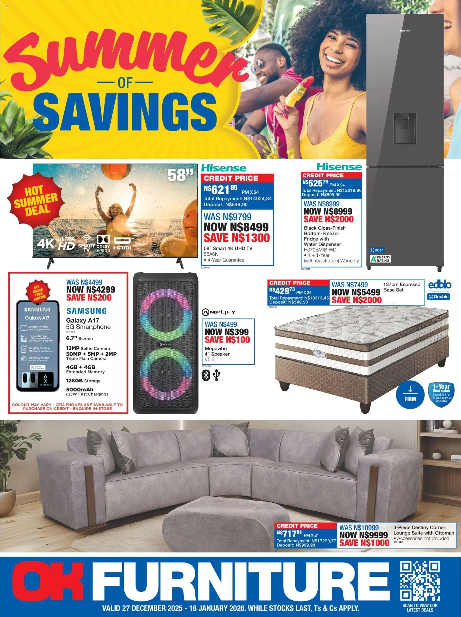 Preview of OK Furniture flyer valid from 27/12/2025