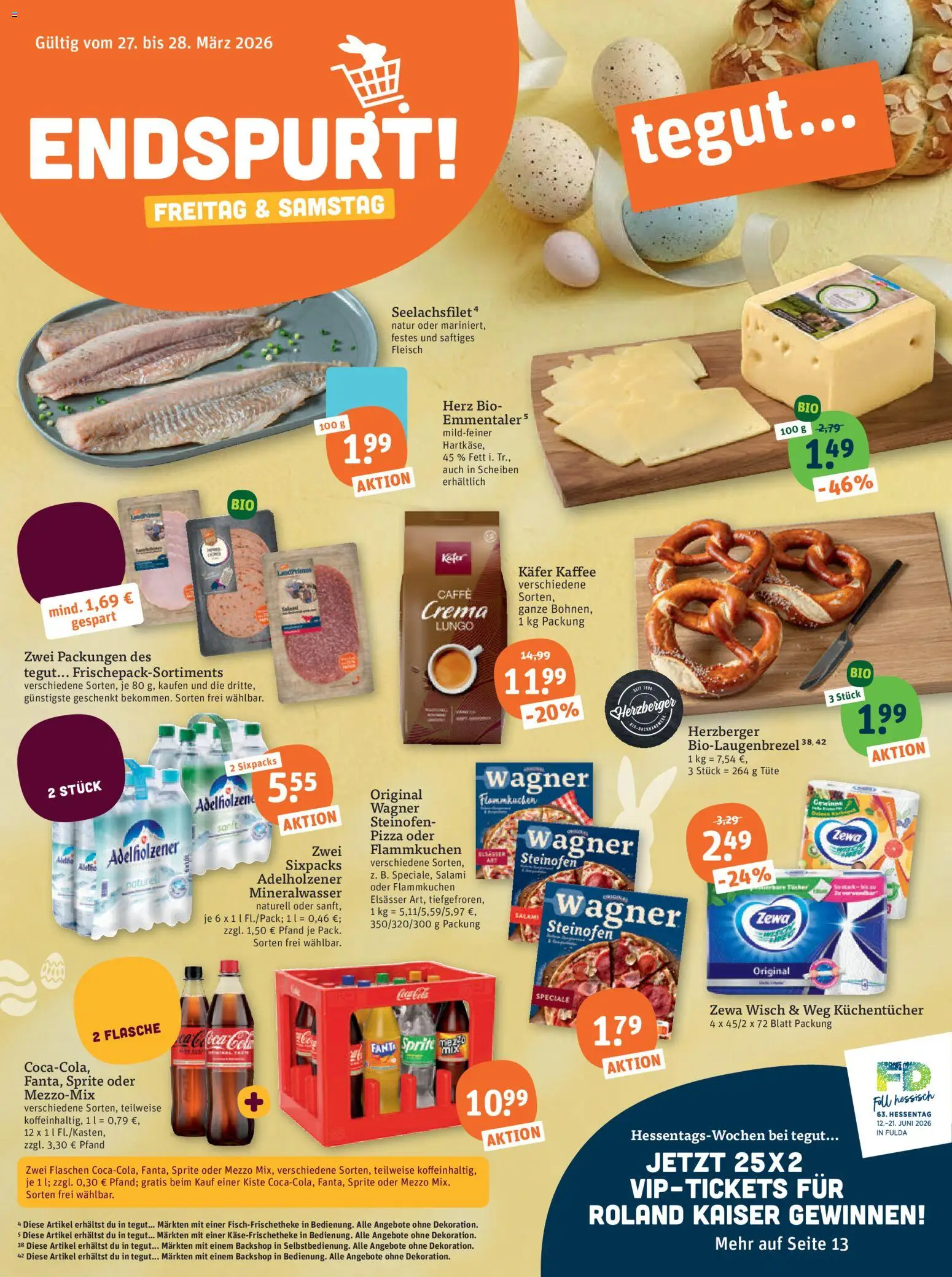 Vorschau von dem Prospekt des Geschäftes Tegut, gültig ab dem 23.03.2026