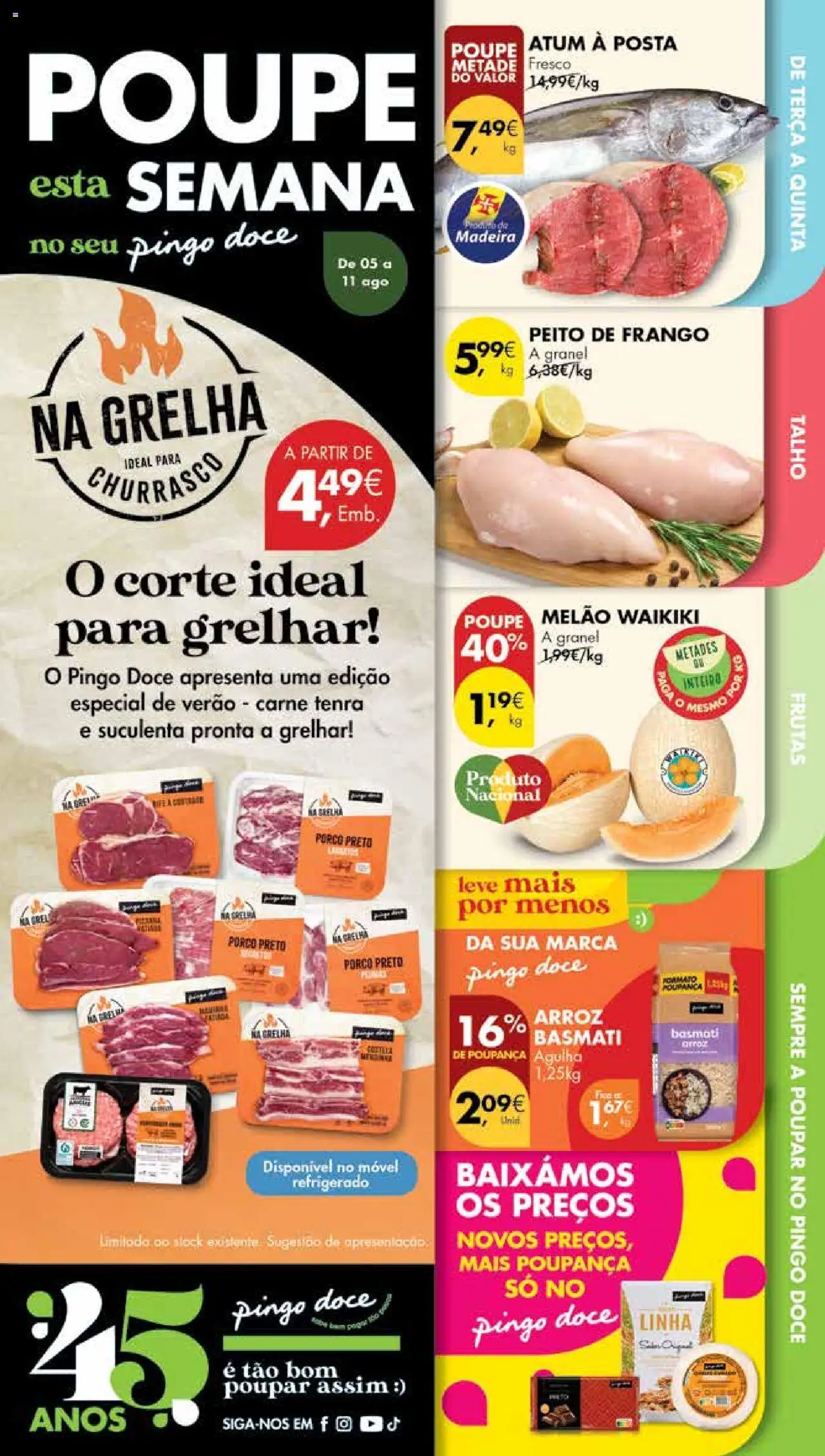 Pingo Doce Folheto de 05/08/2025 - catálogo esta semana - página 1