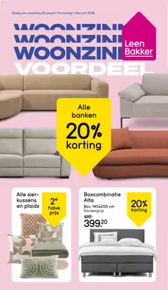 Voorbeeld van Folder van winkel Leen Bakker geldig vanaf 26-01-2026