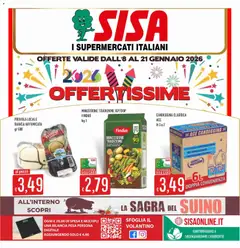 Anteprima dell'opuscolo Volantino Calabria dal negozio SISA valido da 08/01/2026