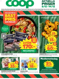 Förhandsgranska reklamblad Knäred från butik Coop gäller från 08/12/2025