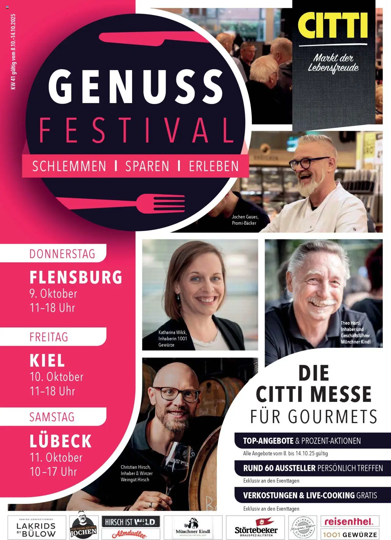 CITTI Markt Genuss Festival (vom 08.10.2025 - 14.10.2025) - Uhr, Gewürze